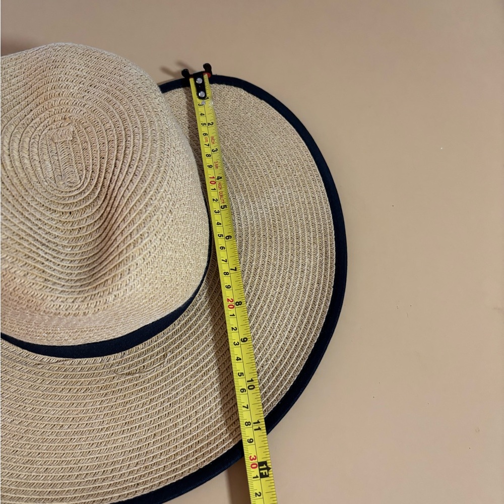 Scala Elegant Tan Sun Hat with Black Band one size - Picture 5 of 7